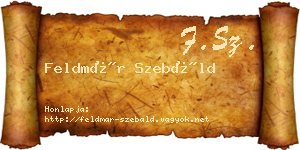 Feldmár Szebáld névjegykártya